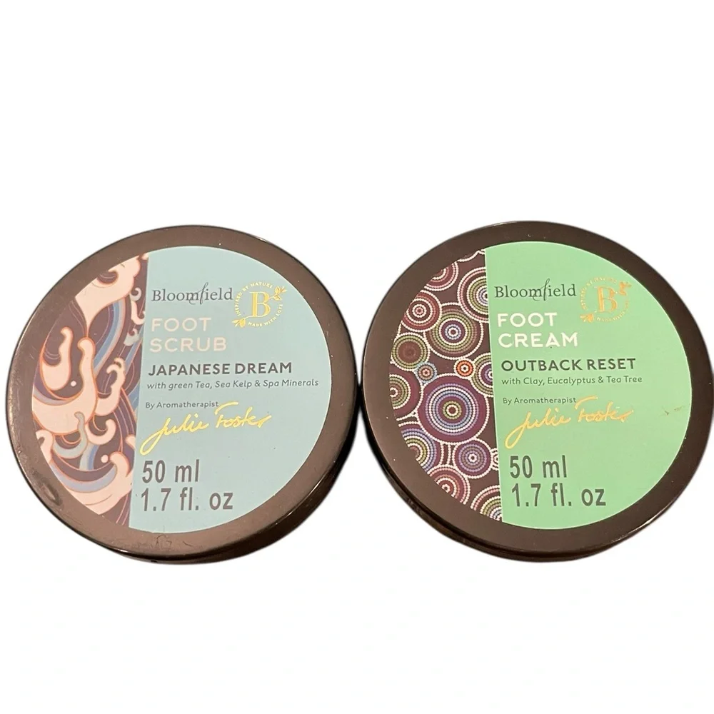 Bloomfield Foot Care Set Foot Scrub Cream Bar Soap Spray Japanese Dream‎ Spa